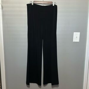 Karen Kane Dress Black Pants Stylish Stretchy Wide-Leg Flattering Fit XL EUC!